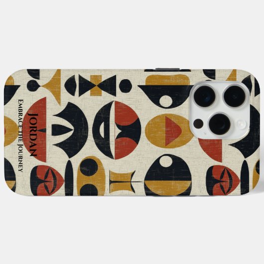 Canadese inheemse totemkunst, Abstracte elegantie Case-Mate iPhone Case (Achterkant (horizontaal))