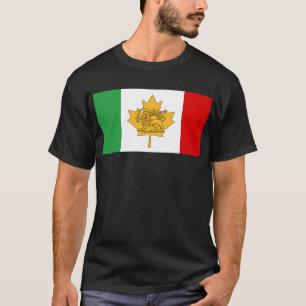Canadese Iraanse Leeuw en Zon Erfgoedvlag T-shirt