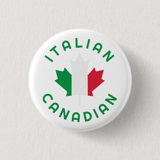 Canadese Italiaanse roots Ronde Button 3,2 Cm (Voorkant)