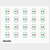 Canadese Italiaanse roots Ronde Sticker (Vel)