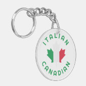 Canadese Italiaanse roots Sleutelhanger (Voorkant Links)