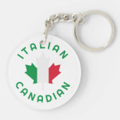 Canadese Italiaanse roots Sleutelhanger (Achterkant)