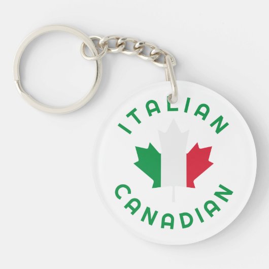 Canadese Italiaanse roots Sleutelhanger (Voorkant)