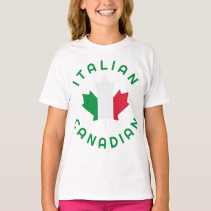 Canadese Italiaanse roots T-shirt