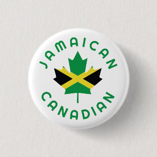 Canadese Jamaicaanse Roots Ronde Button 3,2 Cm
