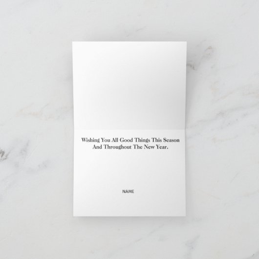 Canadese Kaart voor kerstmis en kerstmis (Binnen)