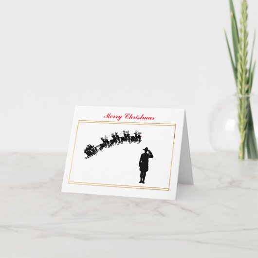 Canadese Kaart voor kerstmis en kerstmis (Voorkant)