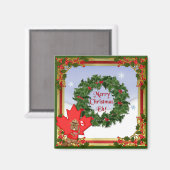 Canadese kerst magneet (Voorkant / Achterkant)