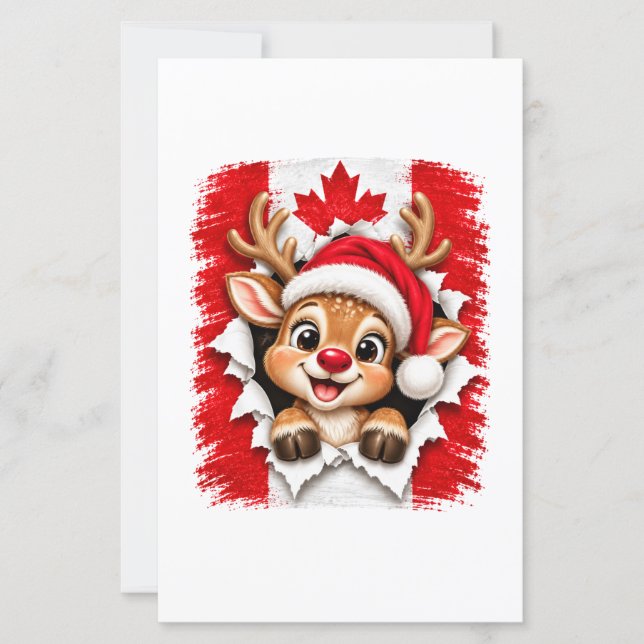 Canadese Kerst Rendier (Voorkant)