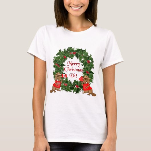Canadese kerst t-shirt (Voorkant)