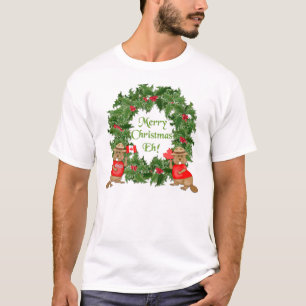 Canadese kerst t-shirt