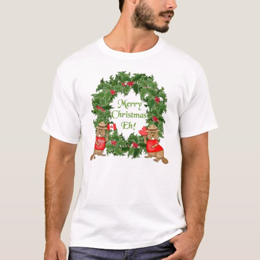Canadese kerst t-shirt (Voorkant)