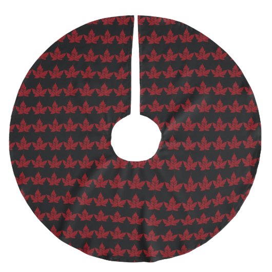 Canadese kerstboomrokken Cool Canada Maple Leaf Kerstboom Rok (Voorkant)