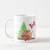 Canadese kerstcadeaubon - Aangepaste naam feestdag Koffiemok (Links)