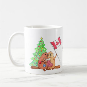 Canadese kerstcadeaubon - Aangepaste naam feestdag Koffiemok