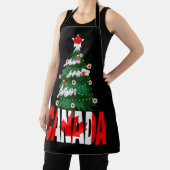 Canadese Kerstmis Canadese Kerstboom Schort (Insitu)