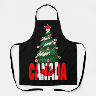 Canadese Kerstmis Canadese Kerstboom Schort
