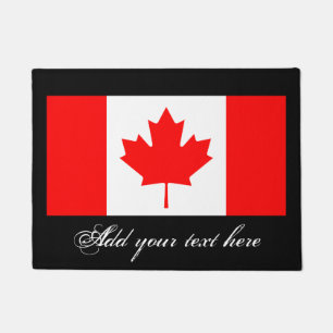 Canadese klepmat met  typografie deurmat