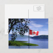 Canadese kleuren briefkaart (Voorkant / Achterkant)