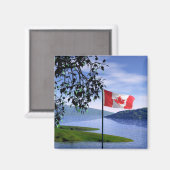 Canadese kleuren magneet (Voorkant / Achterkant)
