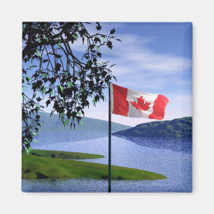 Canadese kleuren magneet