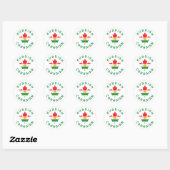 Canadese Koerdische roots Ronde Sticker (Vel)