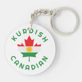 Canadese Koerdische roots Sleutelhanger (Achterkant)