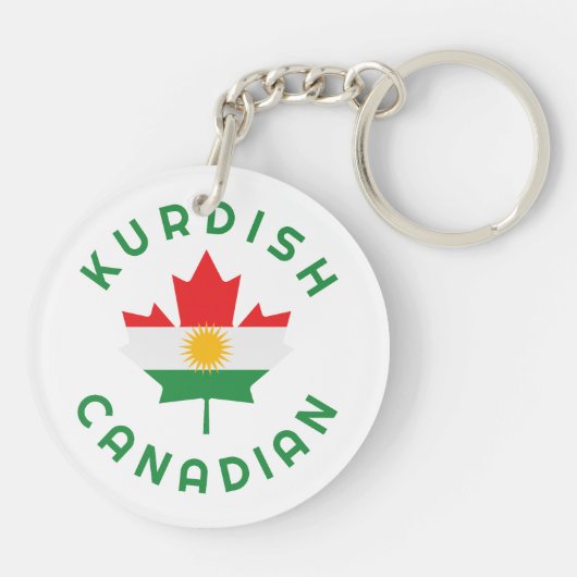 Canadese Koerdische roots Sleutelhanger (Achterkant)