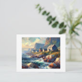 Canadese kust, briefkaart (Staand voorkant)