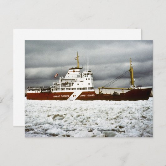 Canadese kustwacht/Garde côtière canadienne Briefkaart (Voorkant / Achterkant)