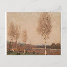  Canadese landelijke scene Tom Thomson's Birches Briefkaart