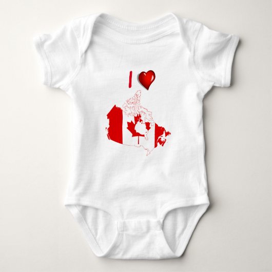 Canadese landenvlag romper (Voorkant)