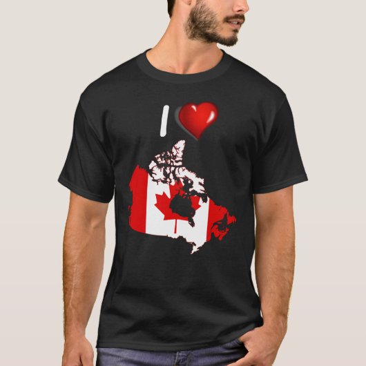 Canadese landenvlag t-shirt (Voorkant)