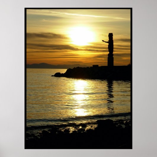 Canadese Landscape West Coast Seascape Print (Voorkant)