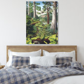 Canadese Landschapschildering op Canvas Afdruk (Insitu (Slaapkamer))