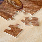 Canadese langhoornschapen. legpuzzel (Zijkant)