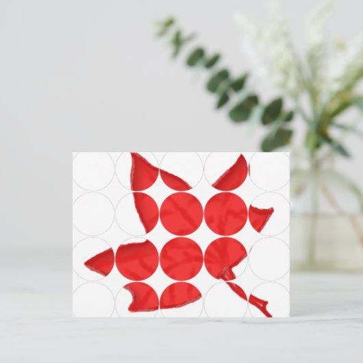 Canadese Leaf Briefkaart (Staand voorkant)