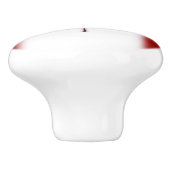 Canadese lederdeklep Knoopt Canada-vlagdeeg Keramische Knop (Zijkant)