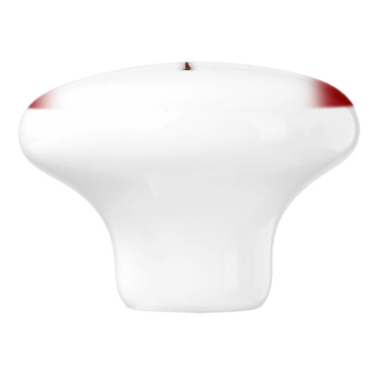 Canadese lederdeklep Knoopt Canada-vlagdeeg Keramische Knop (Zijkant)