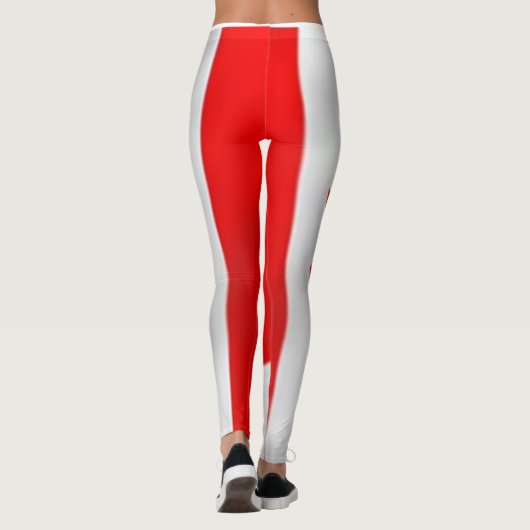 Canadese Leggings voor de Mode van de vlag (Achterkant)