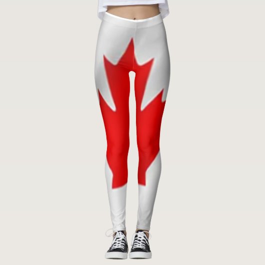Canadese Leggings voor de Mode van de vlag (Voorkant)