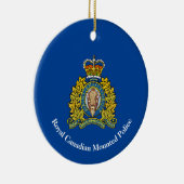 Canadese Logo kerstversiering Keramisch Ornament (Rechts)