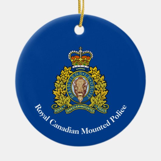 Canadese Logo kerstversiering Keramisch Ornament (Voorkant)
