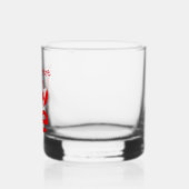 Canadese LOVE Rood Persoonlijk Whisky Glas (Links)