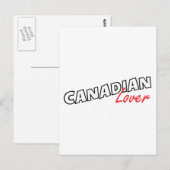 Canadese Lover Briefkaart (Voorkant / Achterkant)