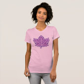 Canadese maaple Leaf  Style CANADA T-shirt (Voorkant volledig)