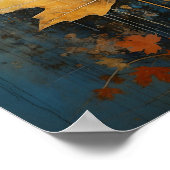 Canadese Maple blad art print (Hoek)