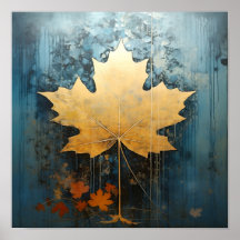 Canadese Maple blad art print