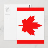Canadese Maple Briefkaart (Voorkant / Achterkant)