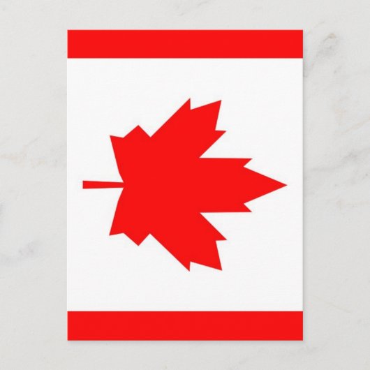 Canadese Maple Briefkaart (Voorkant)